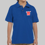 Youth Short Sleeve Polo with Ramblewood Logo