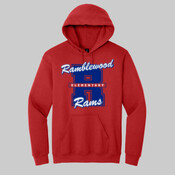 Adult Ramblewood Rams Hoodie - Red
