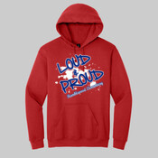 Adult Loud & Proud Hoodie - Red